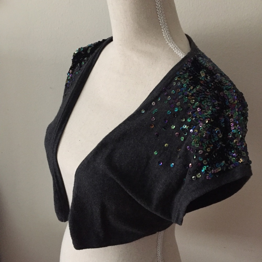 Sequin Bolero Sz 10